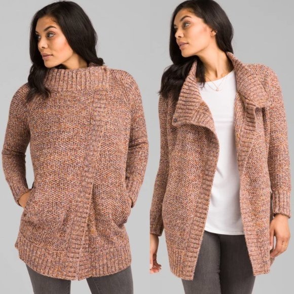 Prana Callisto Duster Cardigan In Dark 